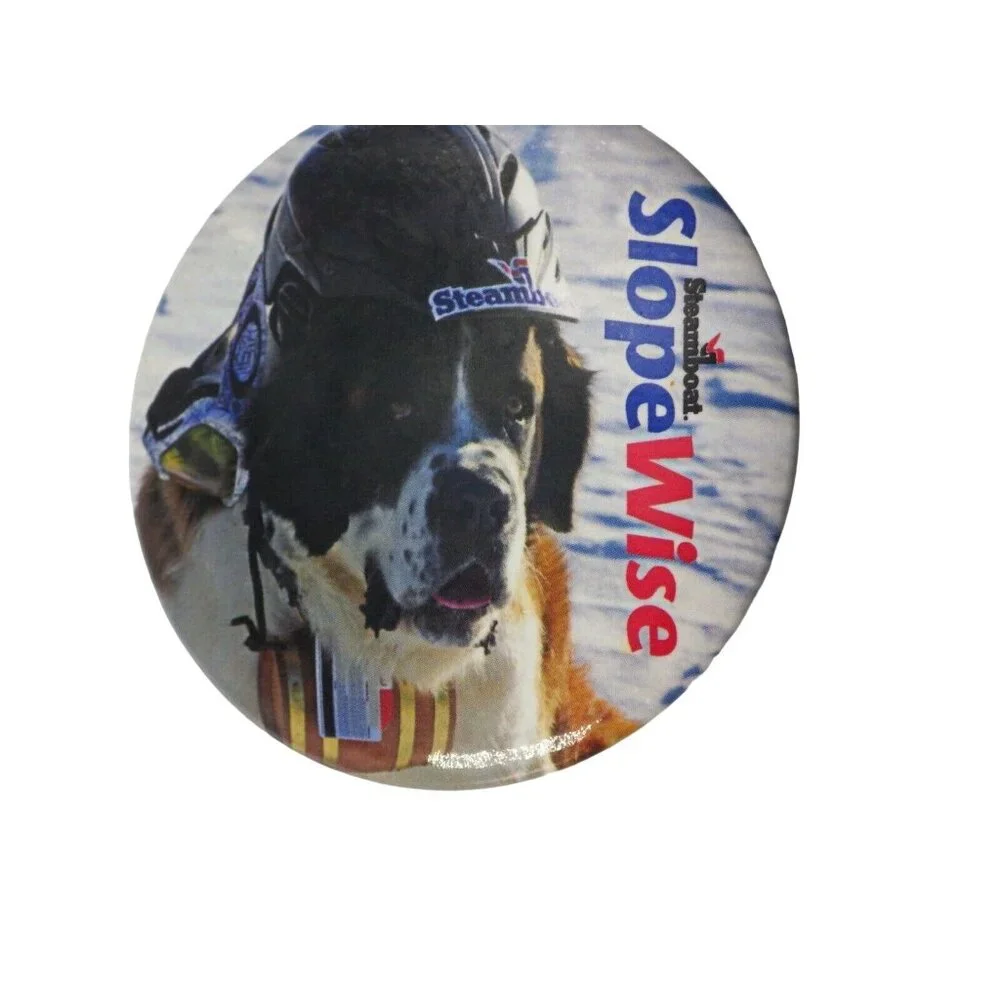 Slopewise St Bernard Pin Steamboat Springs Ski Patrol Safety Campaign